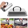 Stainless Steel Cheese Melting Dome Heat Resistant Frying Pan Cover  Teppanyaki Cooking