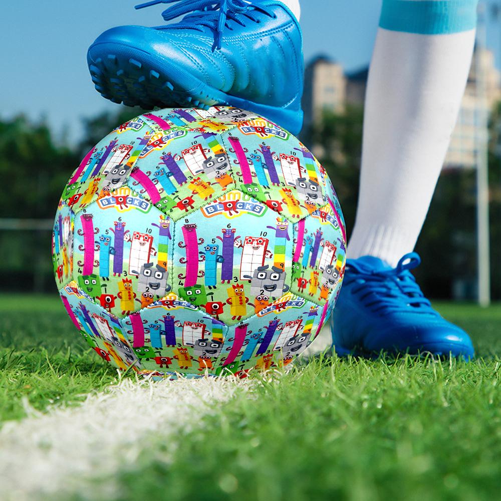 Numberblocks Tema Størrelse 5 Fodbold, Velegnet til Både Indendørs og Udendørs Kampe, en Gave Velegnet til Alle.