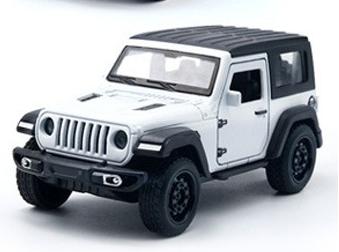1:36 Jeep Metal Car Alloy Model Off-Road Three Doors Pull Back Boy Gifts Cross-border Wholesale