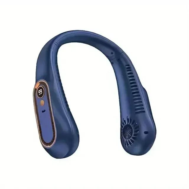 Portable USB Neck Fan - Wearable, Rechargeable, 360° Flexible Cooling, Running, Strong Wind Force - Suitable for Outdoor Use
