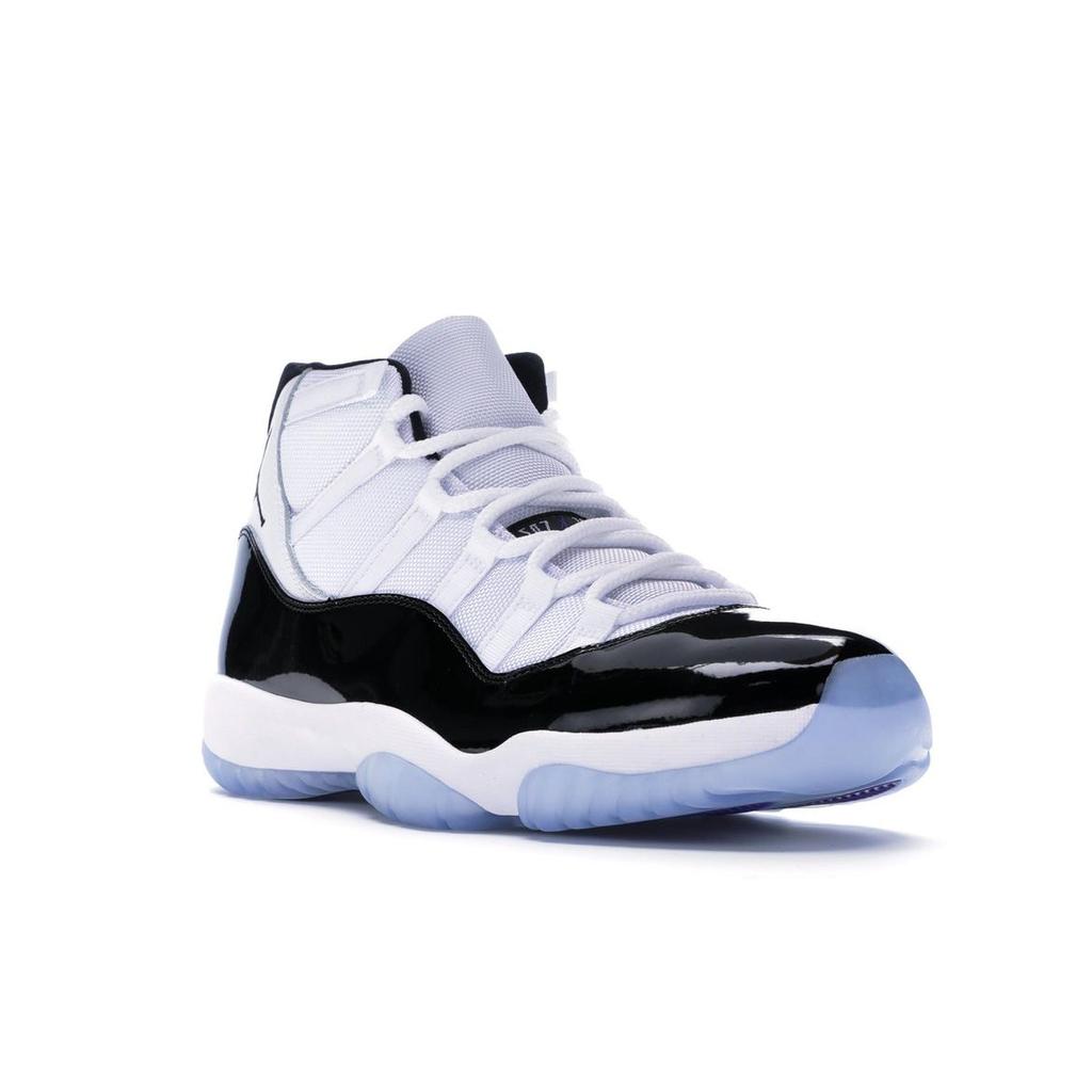 Pantofi de sport unisex Air Jordan 11 Retro Concord 2018 Alb Negru-Închis-Concord 378037-100