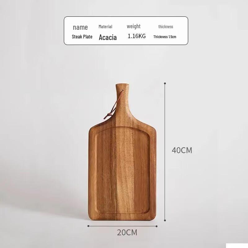 Acacia Wood Irregular Serving Platter