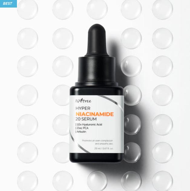 Isntree Hyper Niacinamide 20 Serum 20ml – Brightening & Pore-Care Intensive Serum