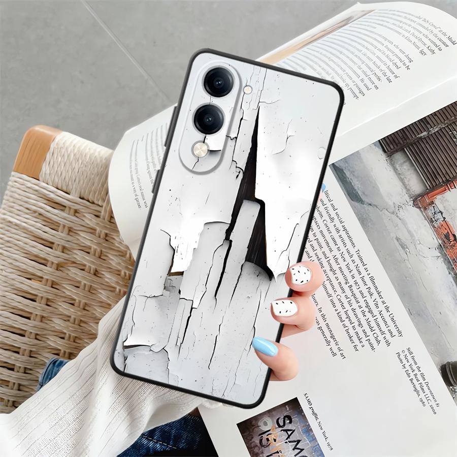 

Fashion Rust Case for Vivo Y33S Y35 Y30 Y16 Y17 Y19 Y31 Y36 Y12 Y15S Y27 Y20 Y21 Y22 Y02 Y11 Phone Cover vivo Y21