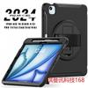 IPad 11 Case With Hand Strap 360 Rotating Stand Multi-Angle Silicone Cover