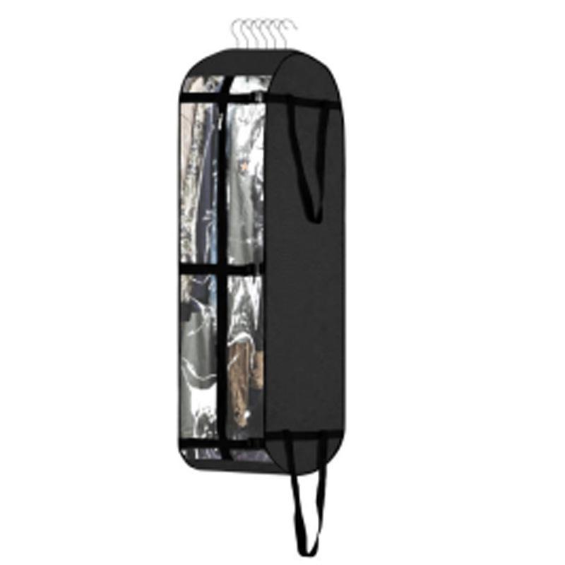 

Clothes Dust Cover Gray Cationic Waterproof Clothing Dust Bag Thickened and Widened Durable Anti-bacterial Clothing Bag 125x60x25cm чорний