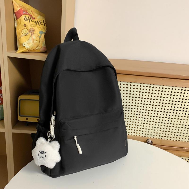 Schultasche weiblich koreanische Version High School College-Student einfach einfarbig Campus große Kapazität männlich trendiger Rucksack Ins Reise-Rucksack