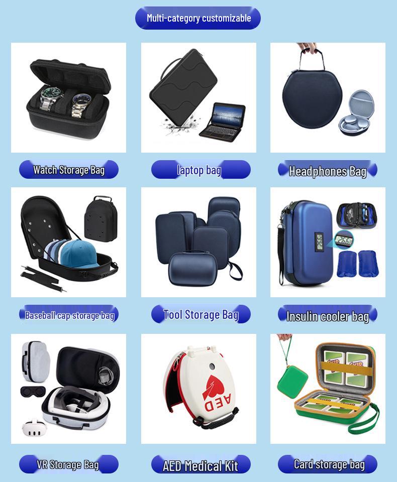 Sac de Rangement pour Stéthoscope Portable Multifonctionnel Imperméable en EVA pour Infirmiers