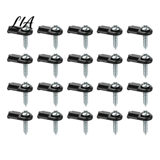 Replacement Clips for Window Screens Screen Clips, Retainer with Screws Frame Outdoor Fasteners Replacement, Durable Storm Windows and Mesh