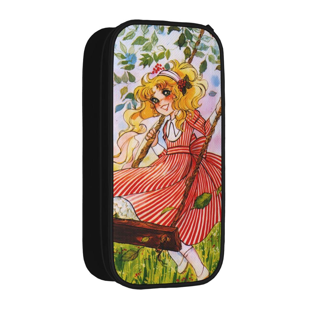 Candy Candy anime Pencil Case Fashion Kawaii Japanese Pen Bag Girls Boys Big Capacity School Cosmetic Pencilcases Accessories