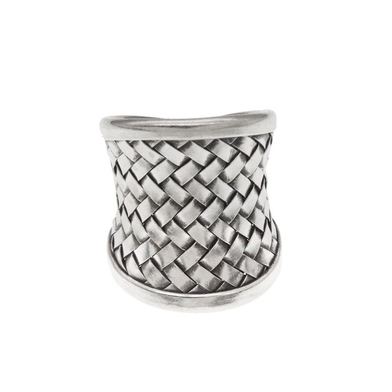 

Оригинальный дизайн, открытое плетение, женское кольцо из стерлингового серебра 925 пробы, новинка 2021 года, модные украшения, украшения для рук из чистого аргентума Resizable