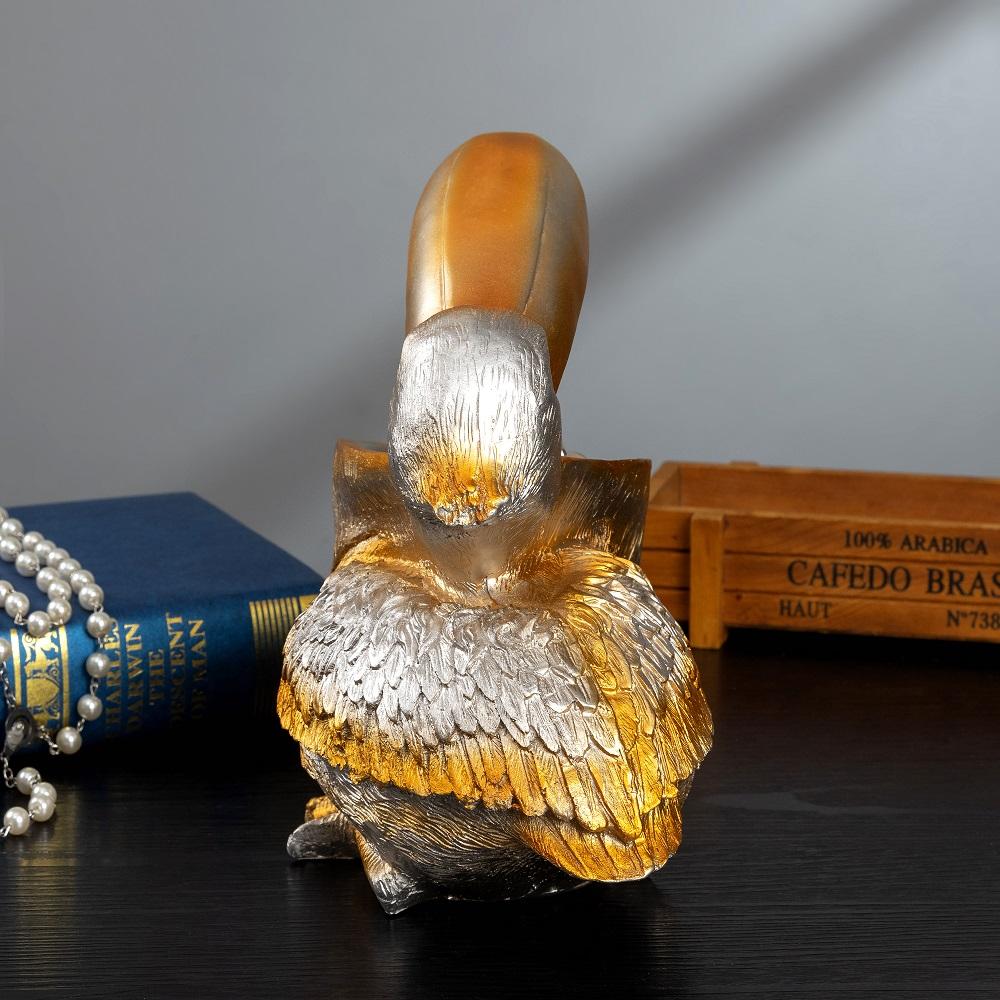 Resin Toucan Pelican Sculpture Decoration Storage Key Candy Storage, European Creative Animal Design