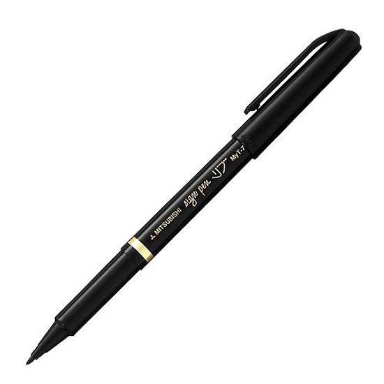 

Ручка Mitsubishi Pencil Signature Pen Ribbed черного цвета, набор из 2 шт. MYT7.24