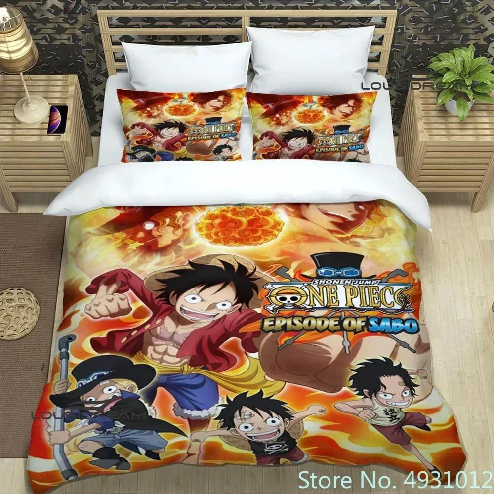 Cartoon One-Piece Bedding Sets Exquisite Supplies Pillowcase Anime Bedclothes 3D Printed Kids Adult Quilt Duvet Cover Gift
