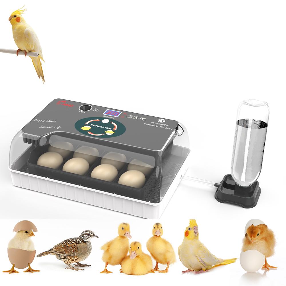 

12 full-automatic chicken, duck and bird egg incubators Automatic egg turning intelligent constant temperature incubator