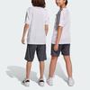 Adidas Loose Fit Round Neck Striped Logo Print Set Casual Sports Set Kids sets HS1608