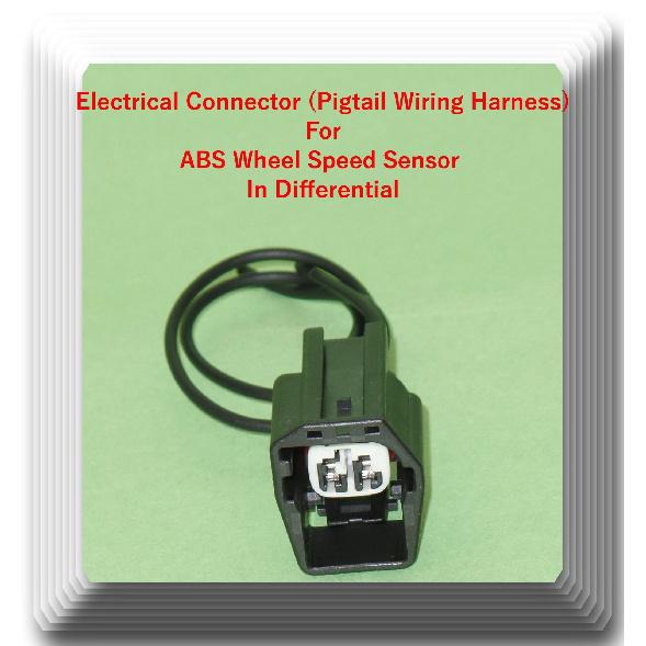 Connector of ABS Speed Sensor In Differential ALS258 Fits: Dodge Mitsubishi Ram