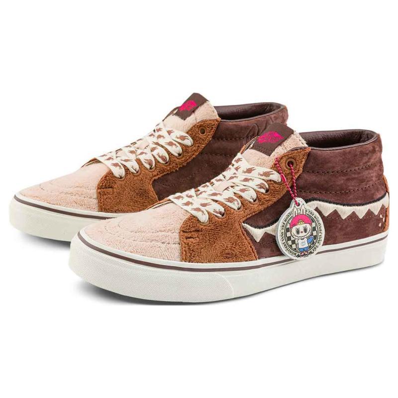 The Monsters X Vans SK8 Mid 'Brown Orange' Sneakers VN000BWEDFO