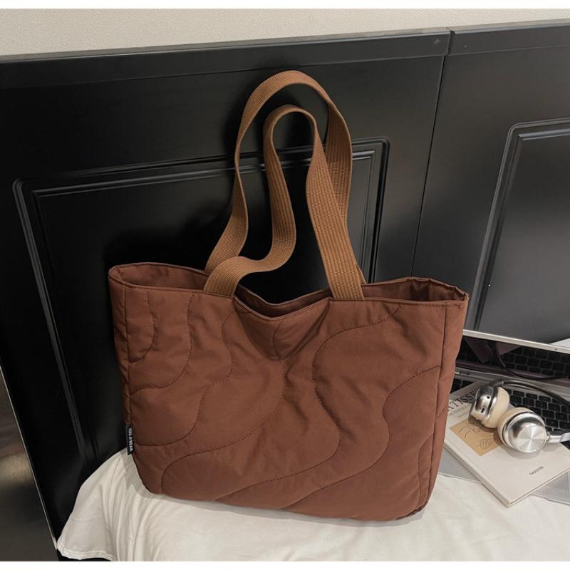 Bolso Casual de Gran Capacidad, Bolso de Hombro Único para el Trabajo, Bolso Tote Estudiante para Clase