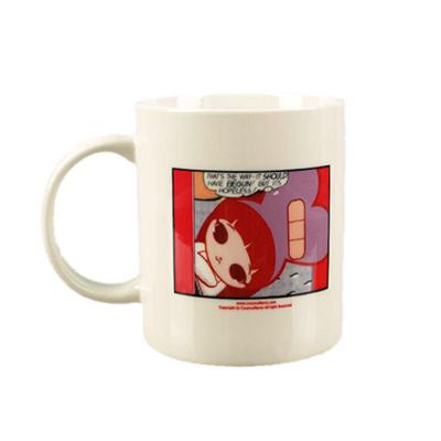 Selfie Pop Art Gemälde Tasse
