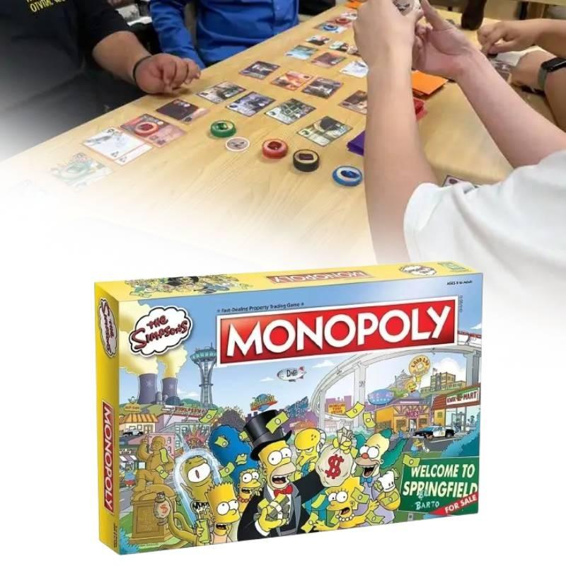 Die Simpsons Monopoly Sammleredition Brettspiel Einzigartige Charakterfiguren Und Grundstücke
