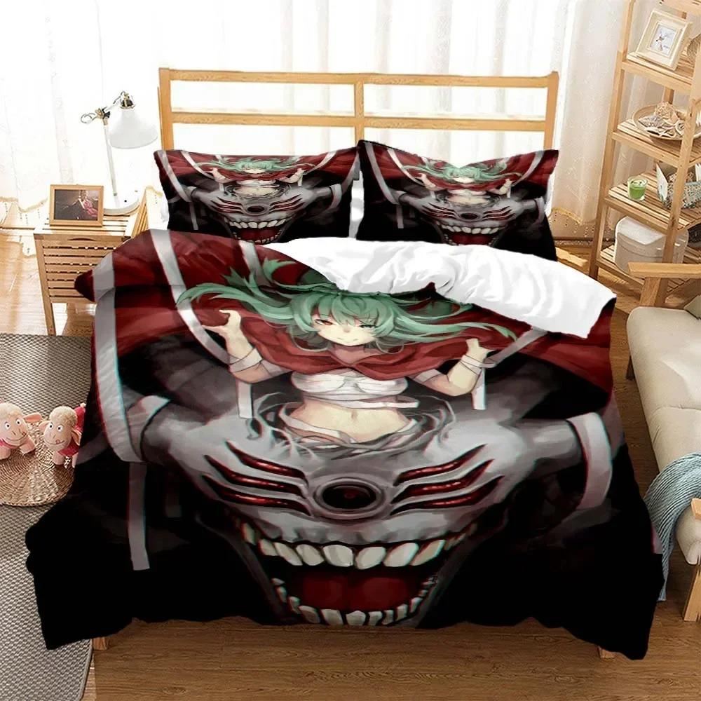 Tokyo Ghoul Bedding Set For Bedroom Soft Modern Bedspreads Comefortable Kids Duvet Cover Quilt Cover And Pillowcase