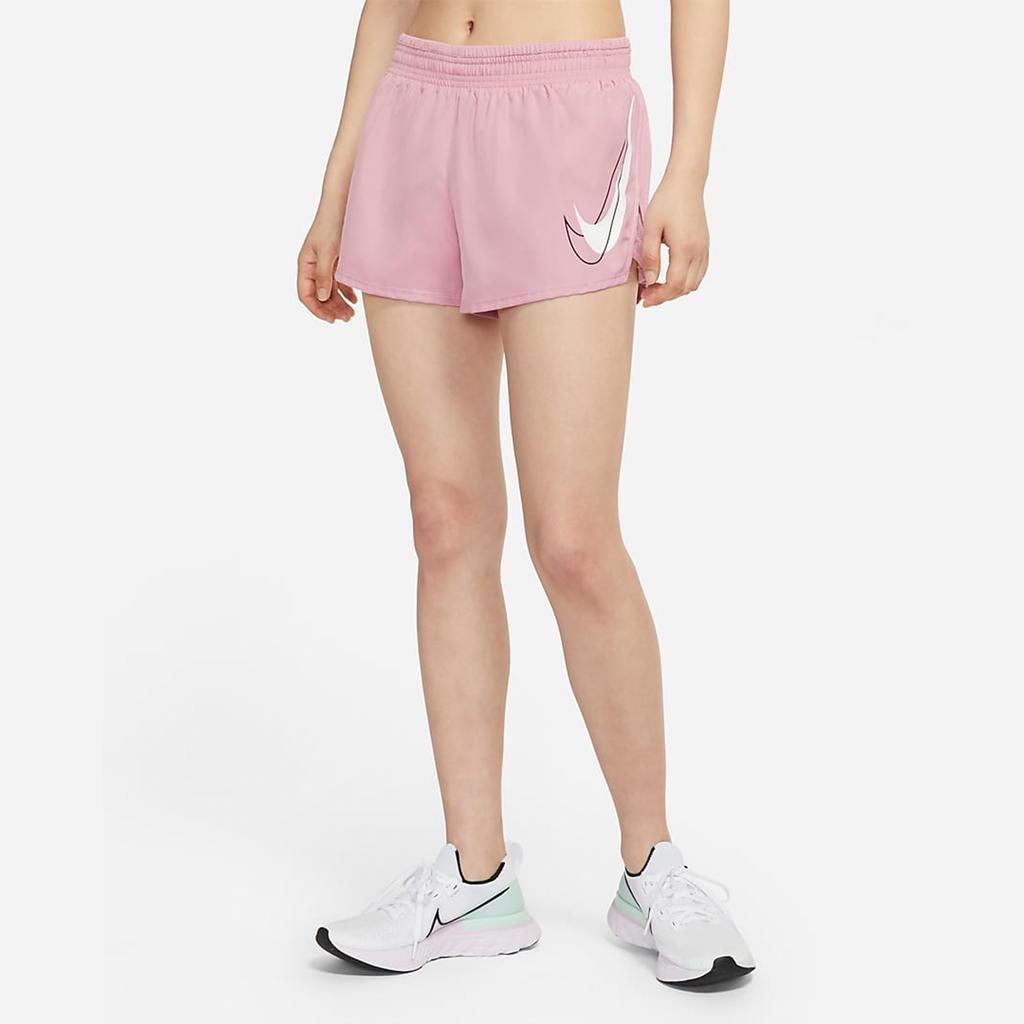 Nike Swoosh Run Breathable Woven Shorts Women Bottoms Pink DD4924-630