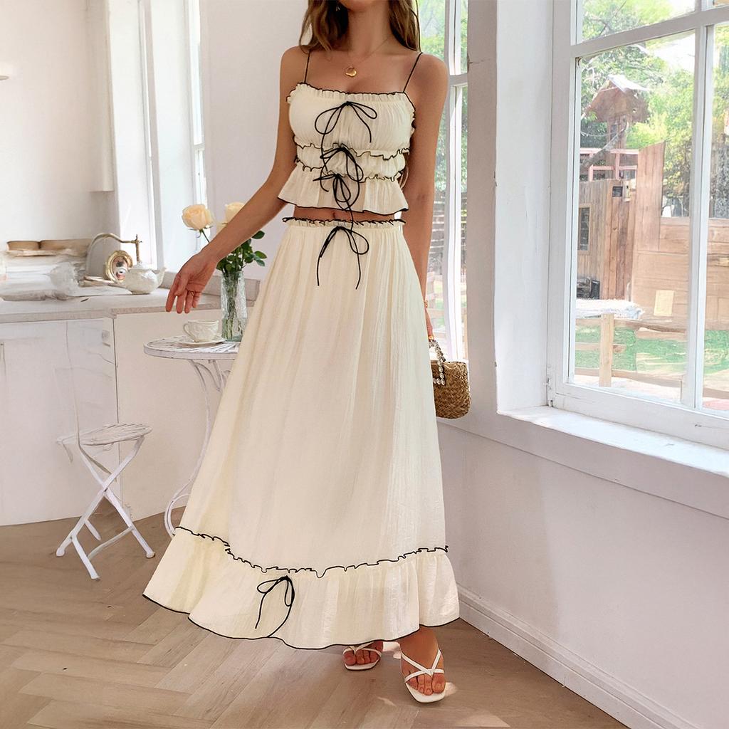 Women's Casual Two-piece Suits for Women's Summer Skirt Set