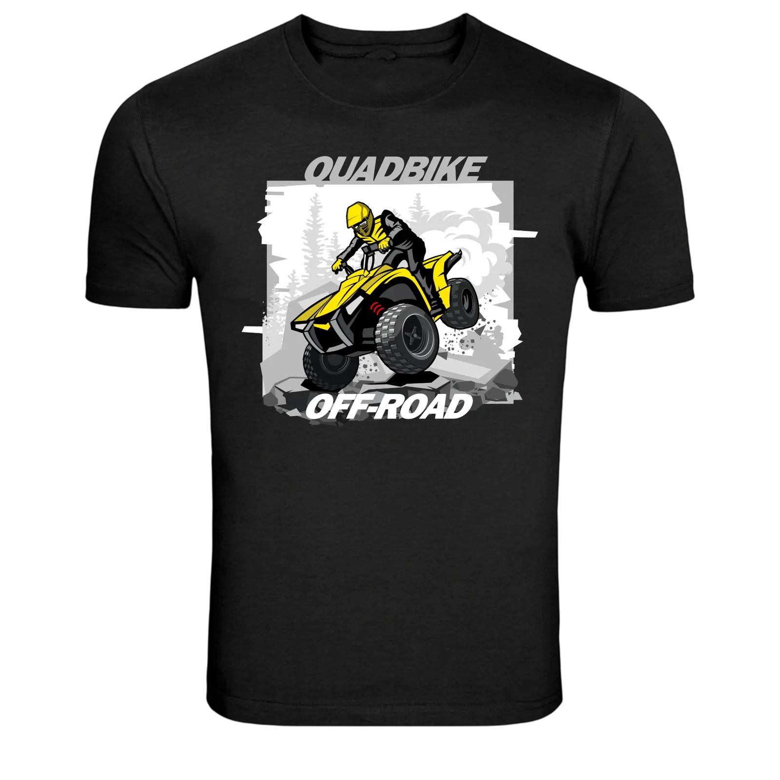 Quadbike Off Road ATV Rider Graphic T-Shirt XL