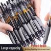 1008 Click Gel Pen Set - 0.5mm Red, Blue, Black Ink for Exams and Signatures