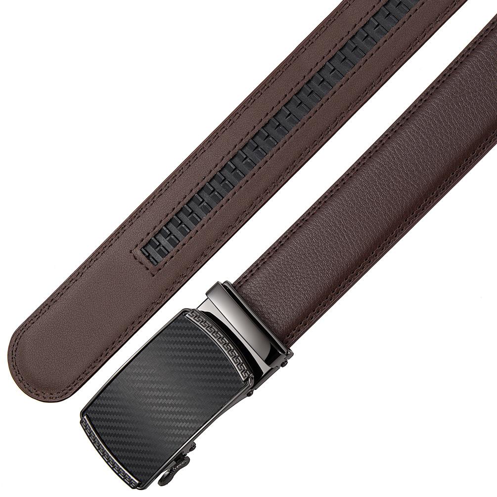 Fashion Casual Business Belt, Two-Layer Automatic Buckle Belt, Belt Belt Ly36-0191-2