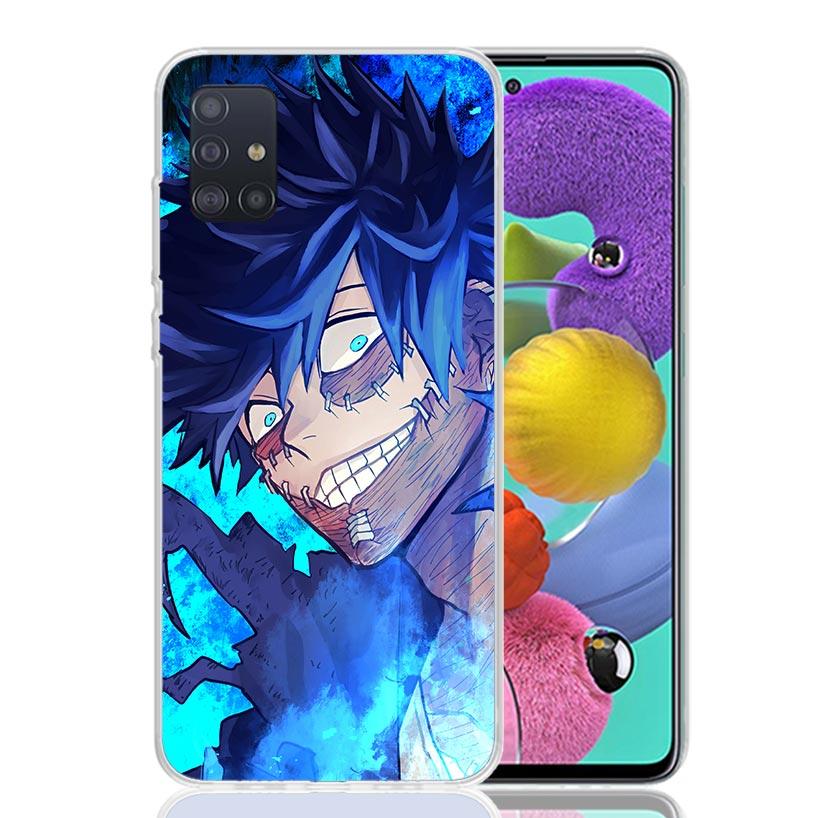 My Hero MHA Dabi Bnha Phone Case For Samsung Galaxy A52 A32 A22 A12 A02S A50S A30S A51 A31 AA71 Note 20 Ultra 10 S10 Plus Galaxy