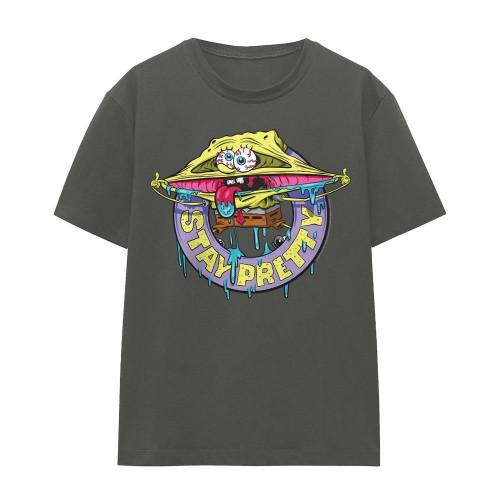SpongeBob SquarePants unisex voksen stay pen t-skjorte