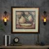 Light Luxury Wall Mounted Candle Holders Iron Art Metal Tealight Ornament  Dinner