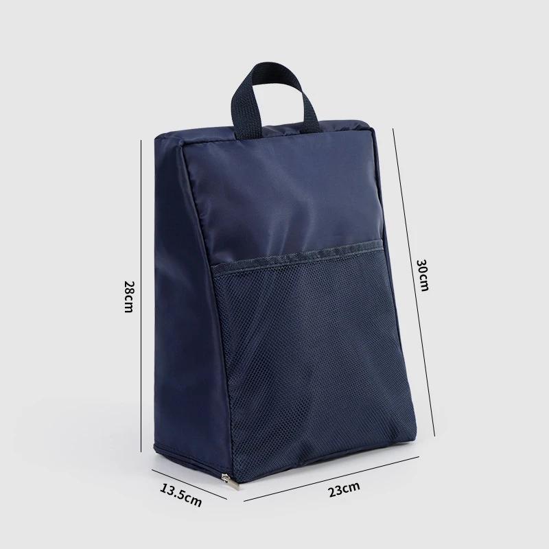 Portable Shoe Storage Bag Versatile Outdoors Clothing Organizer Bags with Mesh Pouch Multi-functional Underwear Storage Handbag