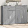 VidaXL Buffets 2 Pcs Sonoma Grey 60x30x84 Cm Engineered Wood, Storage Cabinet, Entryway Furniture, Accent Furniture 3276600