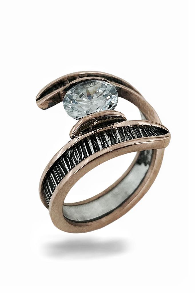 Handgefertigter Ring aus 925er Silber mit Efeu-Zirkonstein gnstig kaufen   Preis, kostenloser Versand, echte Bewertungen mit Fotos  Joom