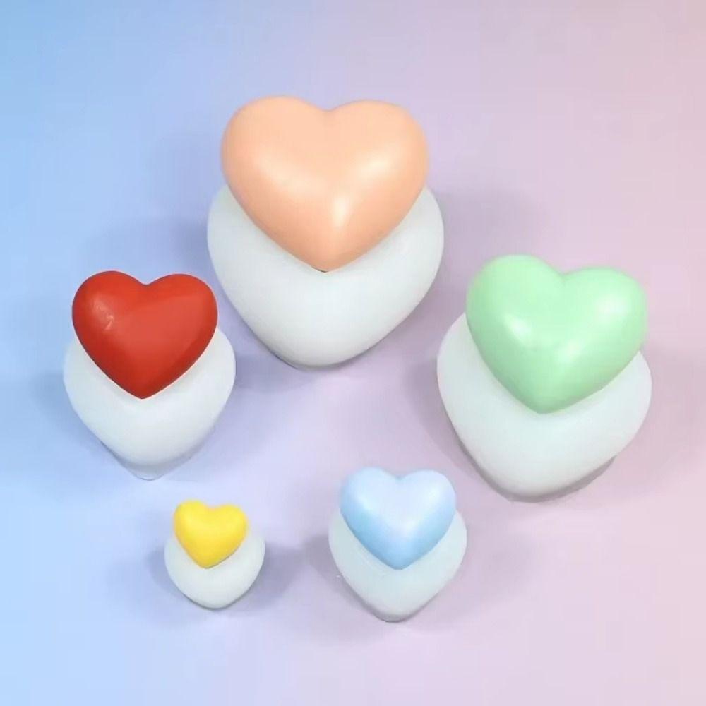 S/M/L Chocolate Baking Mold Heart Shape Love Heart Mold 3D Heart Cake Mold  Resin Crafts