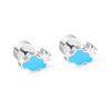 European and American Earrings Women's Niche Design Sense Cute Fruit Plant Rainbow Earrings