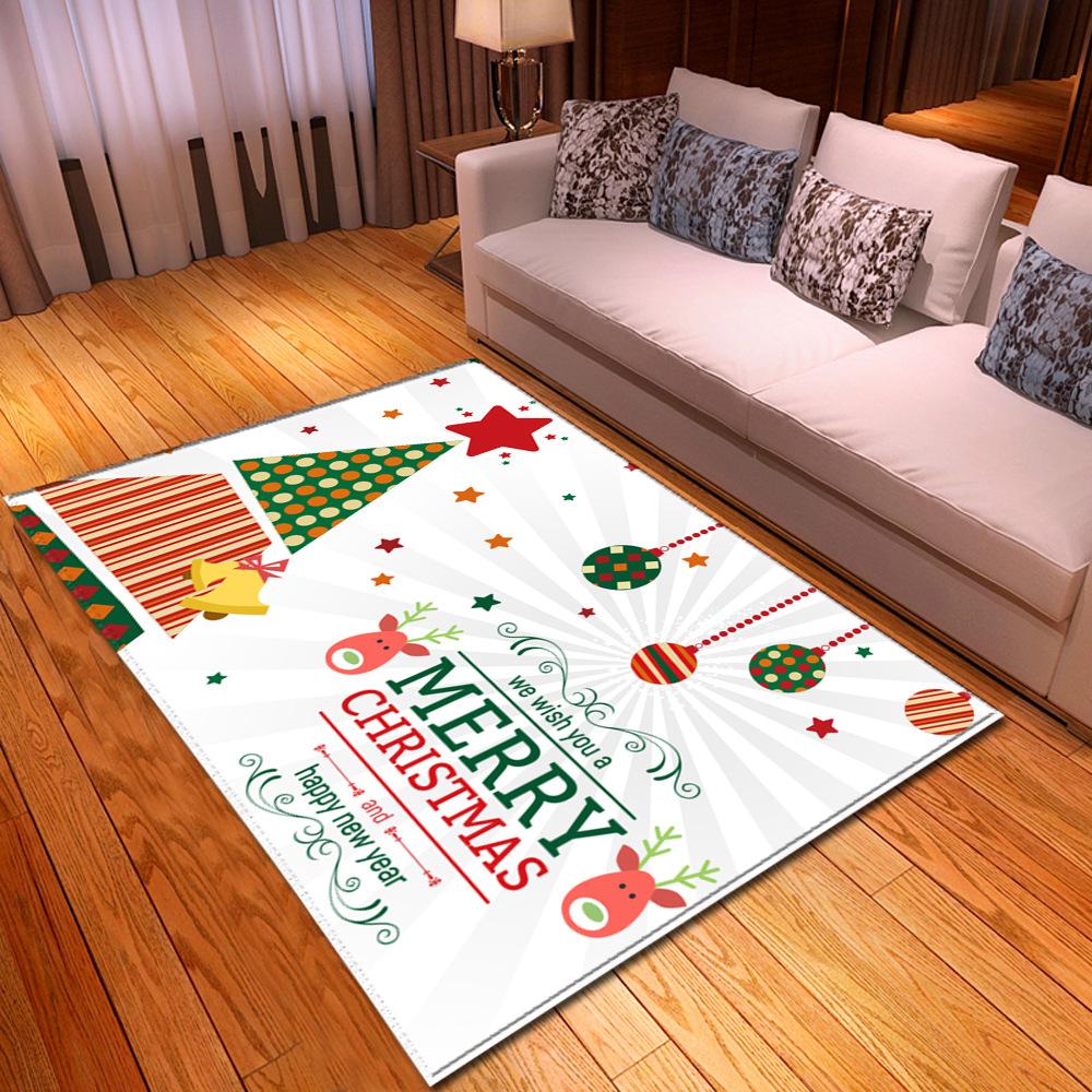 Christmas Living Room Floor Mat Bedroom Dining Room Carpet Carpet Doormat
