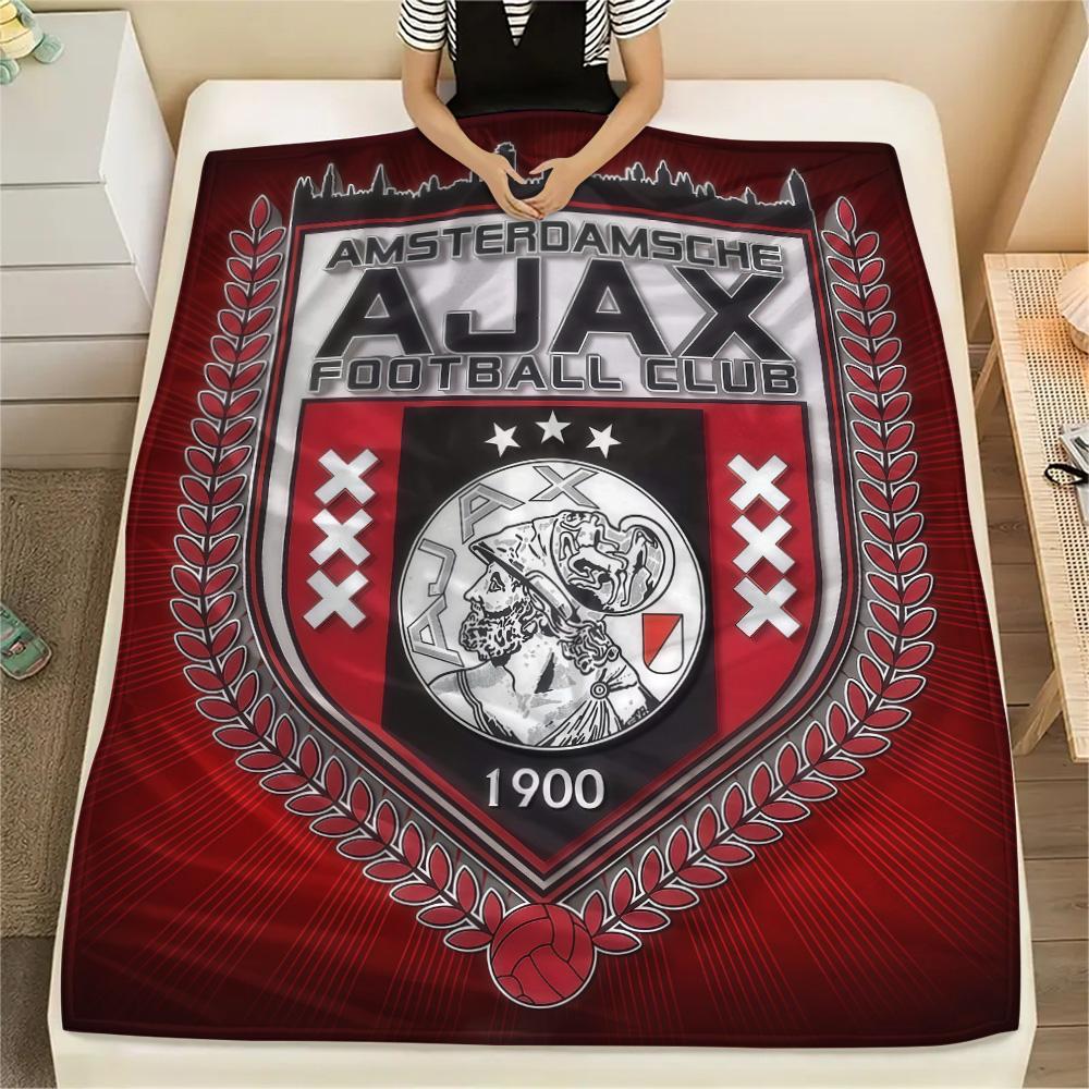 AFC Ajax poster  FlAannel Blanket, High quality Comfortable for All Seasons, Home Decor, Warmth and Comfort