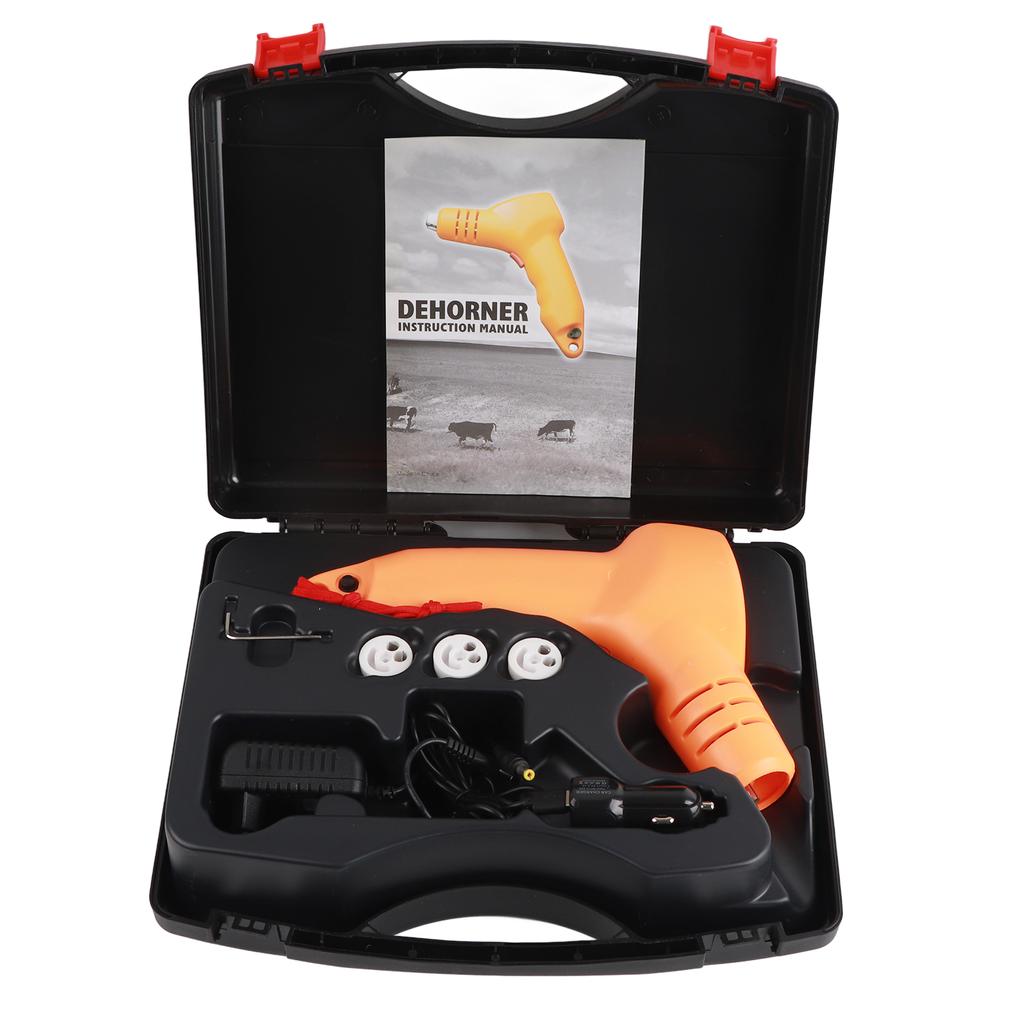 Electric Calf Dehorner Iron Bloodless Fast Heating Cattle Lamb Farm Dehorning Tool