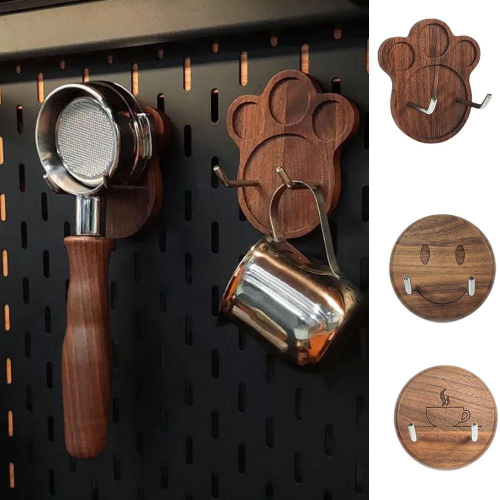 

No-Punch Coffee Handle Storage Hook Cat Paw Coffee Bottom Filter Holder Bar Cat