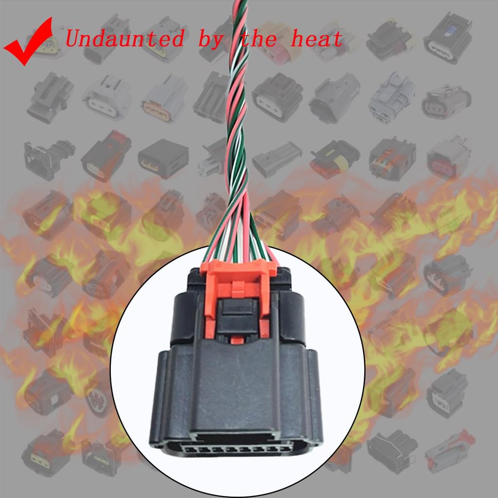 0280218419 12671624 Mass Air Flow Sensor Harness Connector Plug Replacement for Chevrolet Cruze 1.4L 1.6L 1.8L Sonic 1.4L 1.8L Trax 1.4L Cruze