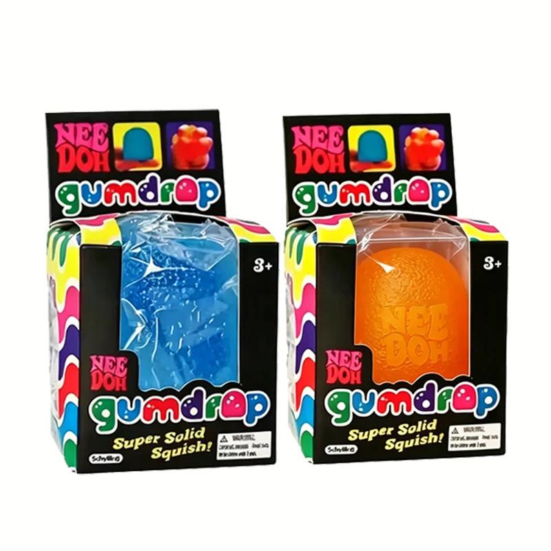 Needoh Gumdrop Squishy Speelgoed Suiker Maltose Solide Knijp Fidget Kleurrijke Stressbal voor Autisme ADHD Stress Knijp Verlichting Speelgoed