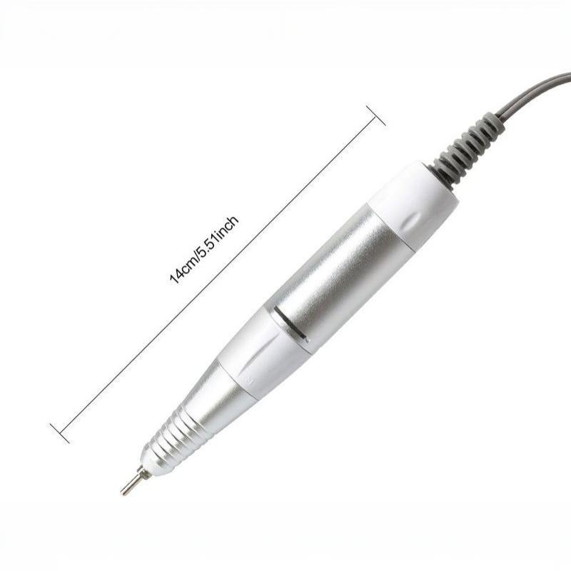 Electric Nail Drill Handpiece 5 PIN Fast Heat Dissipation Low Noise Replaceable Pen Handle for Manicure Pedicure Polish Grinding