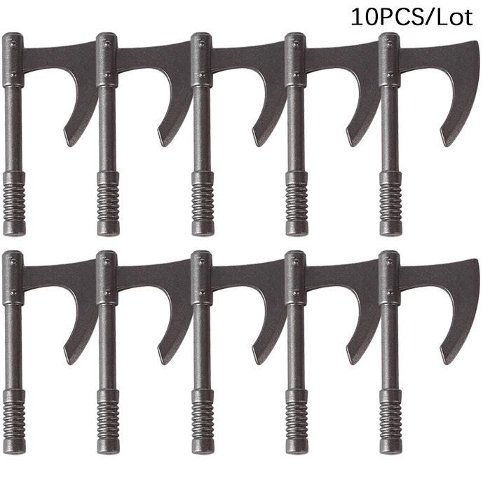 MOC Medieval Knights Helmets Building Blocks Kit Soldiers Army Accessories Bricks Toys Boys Gift