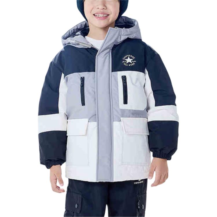 Converse Down Jacket Neutral Gray Kids CV2442386GS-002 140/68 (S)