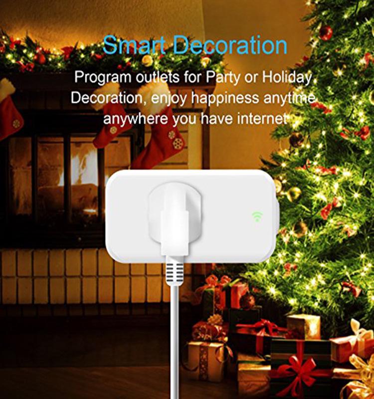 US Standard WiFi Smart Plug with Timer & Alexa Echo Compatibility
