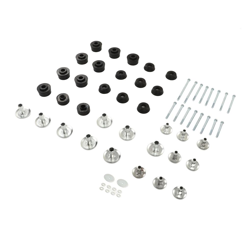 60Pcs Body Cab Mount Bushing Kit KF04060BK Replacement for Ford Super Duty 2WD 4WD 2008‑2016
